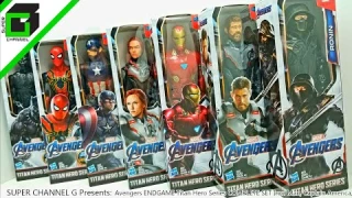 UNBOXING Avengers ENDGAME Titan Hero Series COMPLETE SET by Hasbro