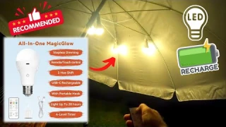 Rechargeable Light Bulbs with Remote - Unboxing/Review