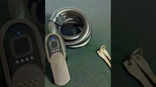 eLinkSmart: The Smart, Fingerprint-Enabled Cable Lock for Ultimate Security! #smartlock