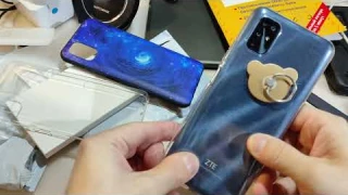 "Странная" распаковка чехлов на ZTE Blade V2020 Smart