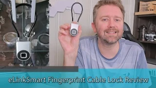 EASY TO USE SMART LOCK - eLinkSmart Fingerprint Cable Lock Review