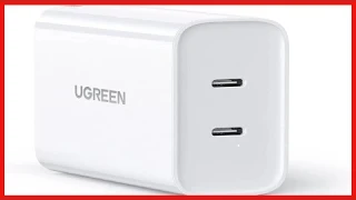 UGREEN 36W Dual Ports USB C Wall Charger - 2-Port Fast Charger USB-C Power Adapter Compatible