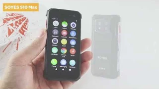 SOYES S10 Max Small Mobile Phone Android 13 128GB Mini NFC Rugged Smartphone