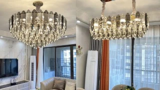 Modern Luxury K9 Crystal Chandelier Ceiling Fixtures Light For Living And for Kitchen Isalnd Dining