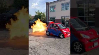 This car is absolutely fire... literally! 🔥 #cars #fire #vehicles