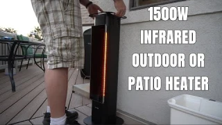 EAST OAK Patio Heater Review - 1500W Infrared Electric Heater
