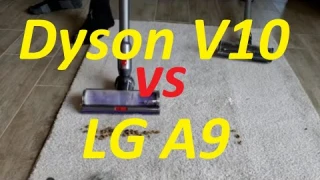 Dyson V10 vs LG A9 Cordzero,
