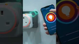 WiFi Smart Plug Outlet Wireless Power Socket RGB Color Adjustable via APP#smartsocket#smarthome#moes