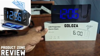 Projection Alarm Clock - Digital LED Bright & Loud | Review| | GOLOZA |  #productzone #alarm #clock