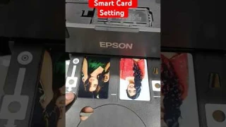 Epson L8050 L18050 PVC Card Smart Card Setting#Setting#pvc #smart#card#epson#service