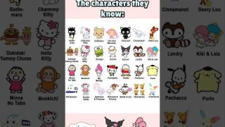 Do you know all the Sanrio characters? #shorts