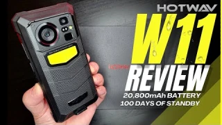 HOTWAV W11 Review: Monstrous 20800mAh Battery & 100 Days of Standby!