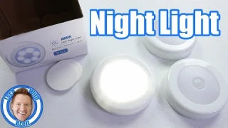 Amir Motion Sensor LED Night Light Tutorial