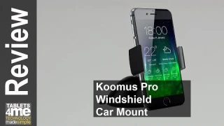 Koomus Pro Dashboard Windshield Smartphone Car Mount Holder