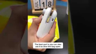 Portable Mini Sealing Machine | 2 in 1 USB Rechargeable Magnetic Bag Sealer| Heat Seal with Cutter