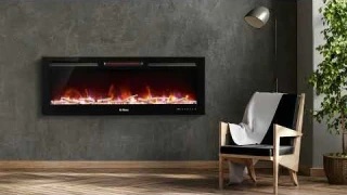 TURBRO “In Flames” Smart WiFi Wall-Mounted Electric Fireplace