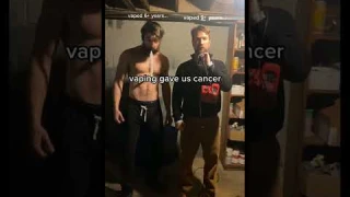 VAPING GAVE US CANCER #stopvaping