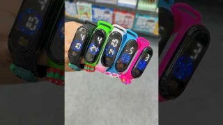LED Digital Sport Watch - Assorted Colors🌈 #kawaii #watch #collection #colourful #smartwatch