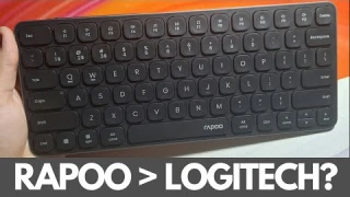 REVIEW TECLADO RAPOO 9050L - UMA ALTERNATIVA AO MX KEYS DA LOGITECH?