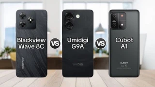 blackview wave 8c vs umidigi g9a vs cubot a1