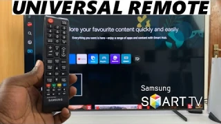 How To Connect Universal Samsung Remote To Samsung Smart TV