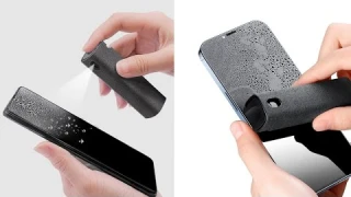 Phone Screen Spray Cleaner Unboxing and Review - Best Touchscreen Mist Cleaner for All Mobile Phones