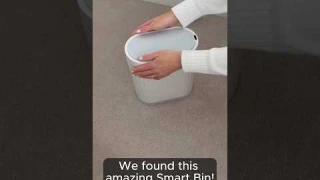 GET YOUR SMART SENSOR BIN TODAY AT IMPROVE IT✨✨ #gadget #upgrade #home #bathroom #mademebuyit