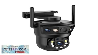 6MP Three-Lens Wireless WIFI IP Camera 360° Panoramic View 1080p Night Vision Review