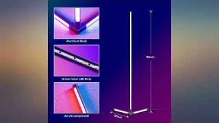 RGB Floor Lamp for Living Room Bedroom, YEEYIN 61'' Tall Modern Standing Corner RGB review