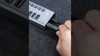 16 Ports USB 3.1 Hub with Individual On/Off Switches Splitter#tech #pc #computer #laptop #acasis