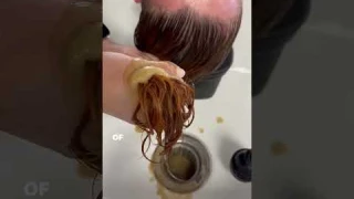 My simple hair color hack for brassy hair #hairtransformation #haircolor