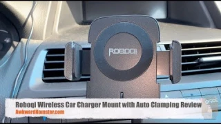 Roboqi Wireless Car Charger Mount with Auto Clamping Review