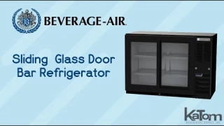 Beverage Air Sliding Glass Door Bar Refrigerator (BB48HC-1-GS-B)