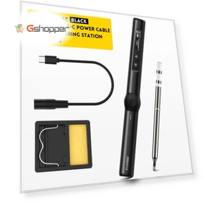 Digital Display Constant Temperature Soldering Iron — Stations, FNIRSI