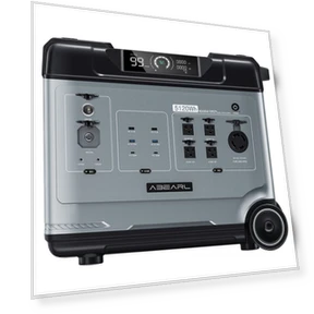 Portable Power Station 5120Wh LiFePO4 Battery, 4000W AC Output — Power Inverters, OUKITEL