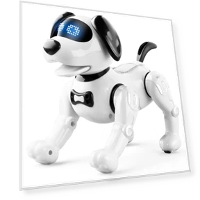 Remote Control Robot Dog Toy Interaction RC Robotic Stunt Puppy Educational Toy for Kids — रिमोट और ऐप-नियंत्रित खिलौने और रोबोट, JJRC