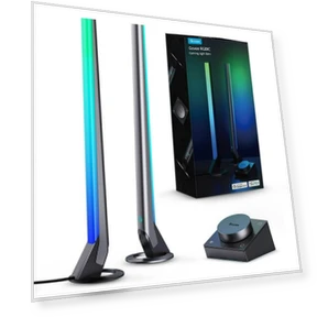 RGBIC Wi-Fi Gaming Light Bars with Smart Controller — Gaming Light Guns, Govee