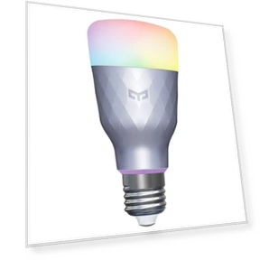 Smart LED Bulb E27 RGBW with Music Sync and Voice Control — LED, Yeelight