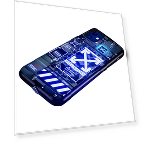 Smart Voice-Activated Luminous Phone Case for iPhone 14 — बम्पर, Other