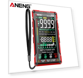 Digital Smart Multimeter 10A Tester Meter Auto Range True RMS DC/AC 9999 Multitester With Laser Lamp Capacitance Ohm — Multimeters & Analyzers, ANENG