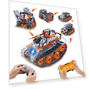 STEM Building Toys for Kids 5 in 1 App & Remote Control Car/Robot 554 PCS — Construction Kits, VEVOR