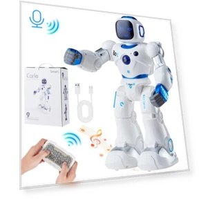 Talking Dancing RC Robot Toy with Voice Control and APP Remote — Interactive Figures & Robots, VEVOR