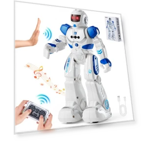 RC Robot Toy for Kids Talking Dancing Gesture Remote Control Programmable — Interactive Figures & Robots, VEVOR