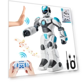 RC Robot Toy Talking Dancing Gesture and Voice Remote Control Programmable — Interactive Figures & Robots, VEVOR