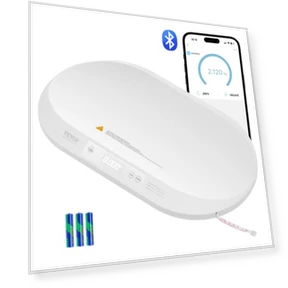 Smart Bluetooth Infant Digital Scale with Measuring Tape — Baby Scales, VEVOR