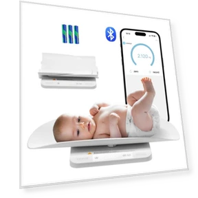 Smart Bluetooth Infant Weight Digital Scale with Hold Function — Baby Scales, VEVOR