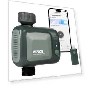 WiFi Sprinkler Timer with Voice Control — Hose Timers, VEVOR