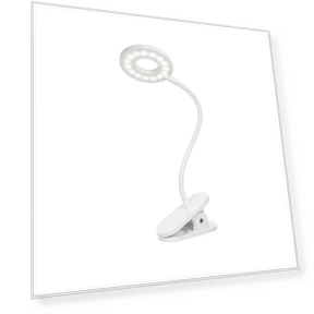 LED Desk Lamp with Clip - Foldable, Portable, 3 Lighting Modes — Book Lights, Yeelight