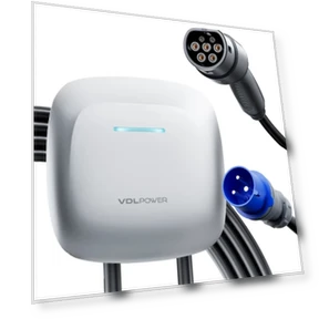 EV Charger, 7KW Fast Charging, 10/13/16/32A Charging Station with APP Control, 5M Type 2 Cable — Vehicle Power Solutions, VDLPOWER