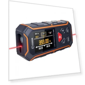 Bilateral Red Laser Measure — Laser Distance Measuring Tools, CIGMAN